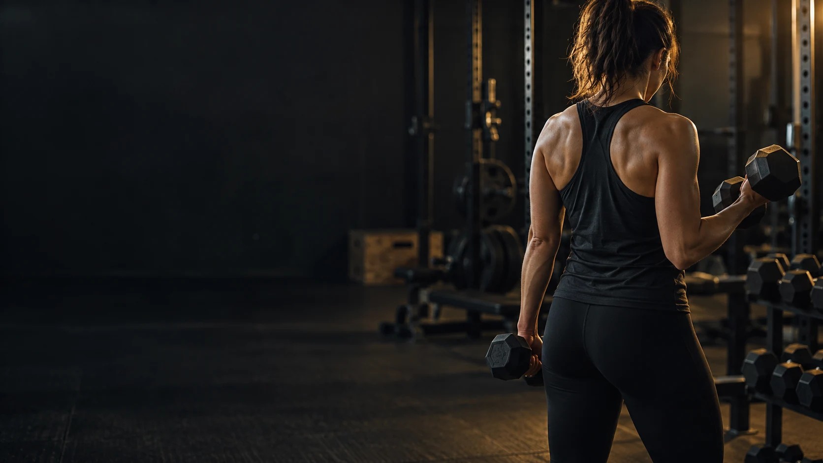 Personal Training und Krafttraining mit Hanteln